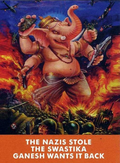krishnatemple's tweet photo. @elonmusk @TheeAleexJ @kanyewest Hitler was a fraud who appropriated cultural identity from others and spread it to his followers. Someone please tell the far right. 1.2 billion hindus use your #freespeech now? https://t.co/JuFUCEO2Mk