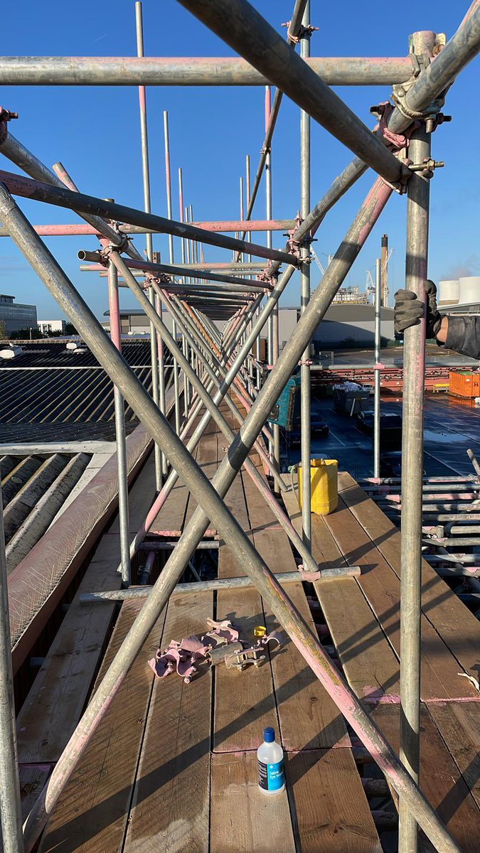 Large temporary roof up and running in Slough