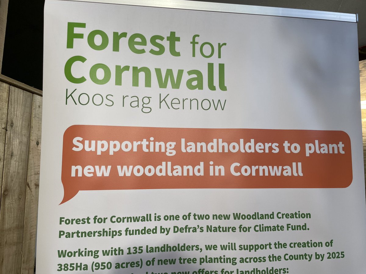 tevicornwall's tweet photo. Another glorious morning, this time supporting landowners with woodland creation.

#forestforcornwall #NationalTreeWeek #cornwall #environmentalgrowth https://t.co/MPwzwFNGH8