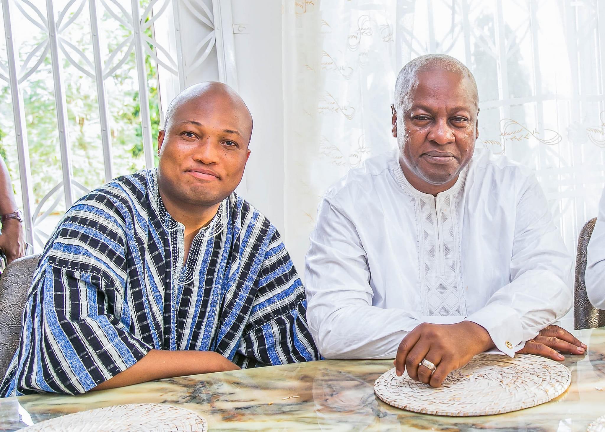  writes:

Happy birthday to our visionary nation-builder, H.E. John Dramani Mahama. 