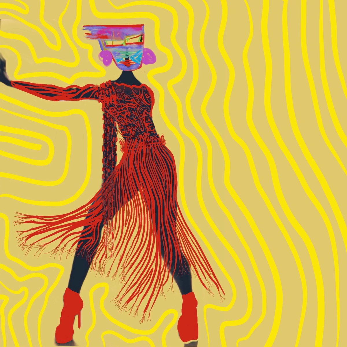 EmsanyIO's tweet photo. @Legidoteth is a Visual &amp; #NFTartist from #Gambia 🇬🇲 Her strong belief in Mysticism &amp; Spirituality is reflected in the beauty of her #artworks 🔥❤️

She is one of the inspiring #africanwomen that exhibited their work at @NFT_NYC as part of the "Women of the World" exhibition 🏆 https://t.co/cdIinPikWc