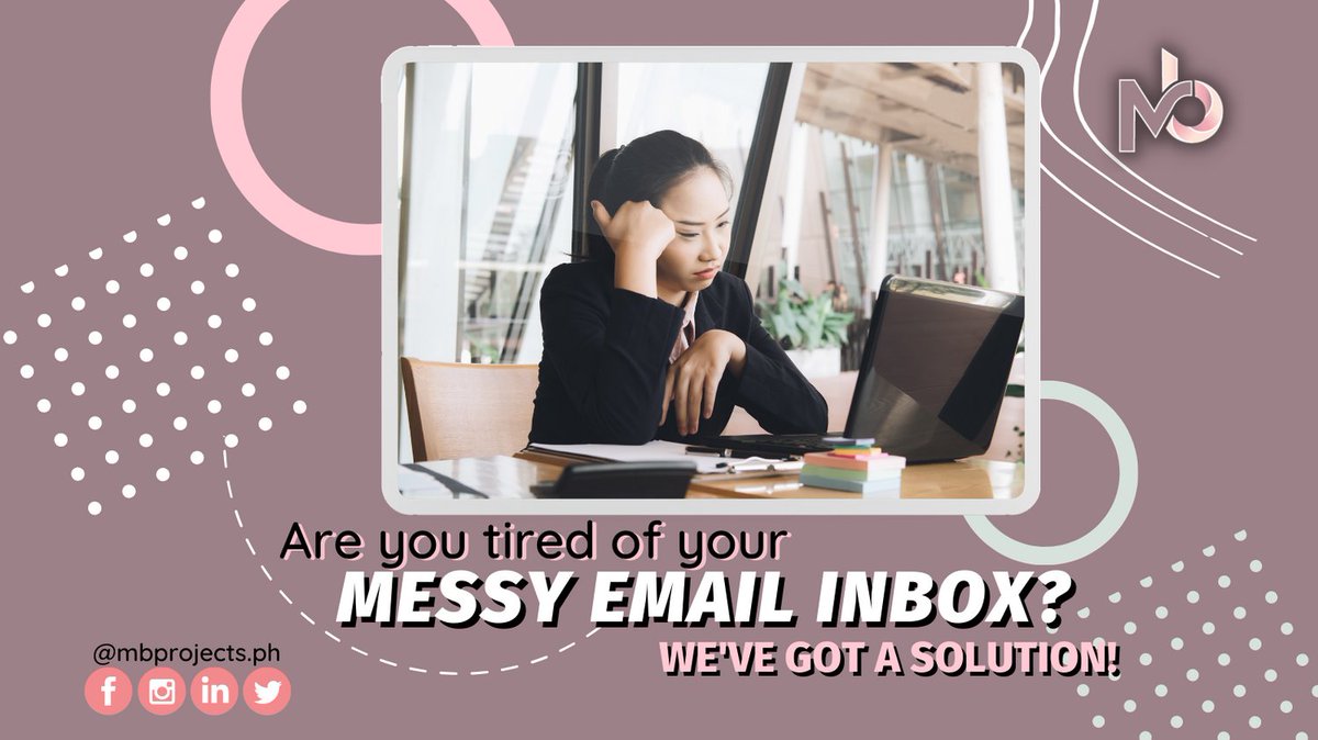 mbprojectsph's tweet photo. Are you aiming to have well-managed emails but don't have any idea how to start?📧

MB Projects will help you in managing high volumes of emails. 🤗

For inquiries, send me an email at mbprojects.ph@gmail.com

#mbprojects #emailmanagementspecialist https://t.co/2tEPPRDO6Y