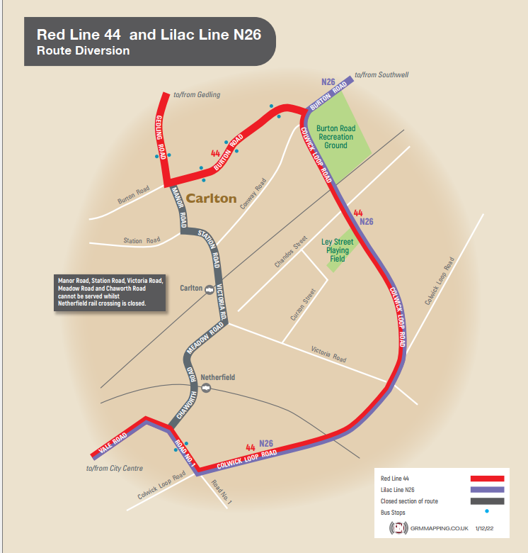 Nottingham City Transport on Twitter "Cadent Gas are carrying out works on Meadow Rd over the