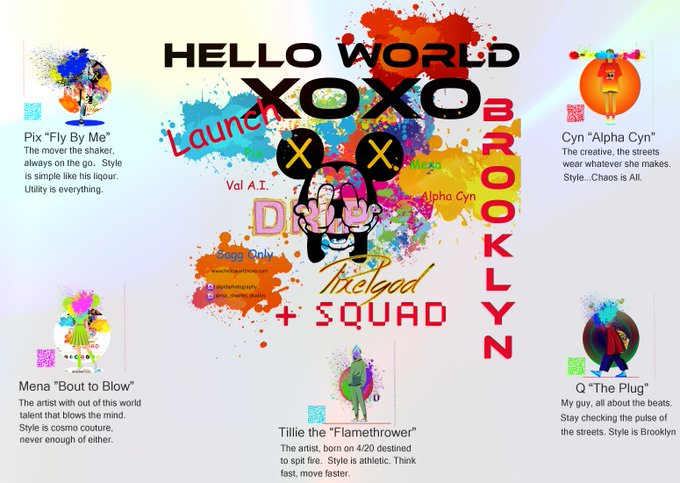 <a href="/XXL/">XXL Magazine</a> 1 of the greatest artists on the planet.

🦾Blockchain Music🦾
🌍We don't follow we lead🌍
🖼️helloworldxoxo.com

🎧open.spotify.com/track/6t267JMC…
🎧open.spotify.com/track/1jlor7PK…
🎧music.apple.com/album/id/16350…
📽️youtube.com/@pixelgodxsquad
🖼️opensea.io/collection/hel…
#NFTs #ETH #NFT #Art #soundtrack