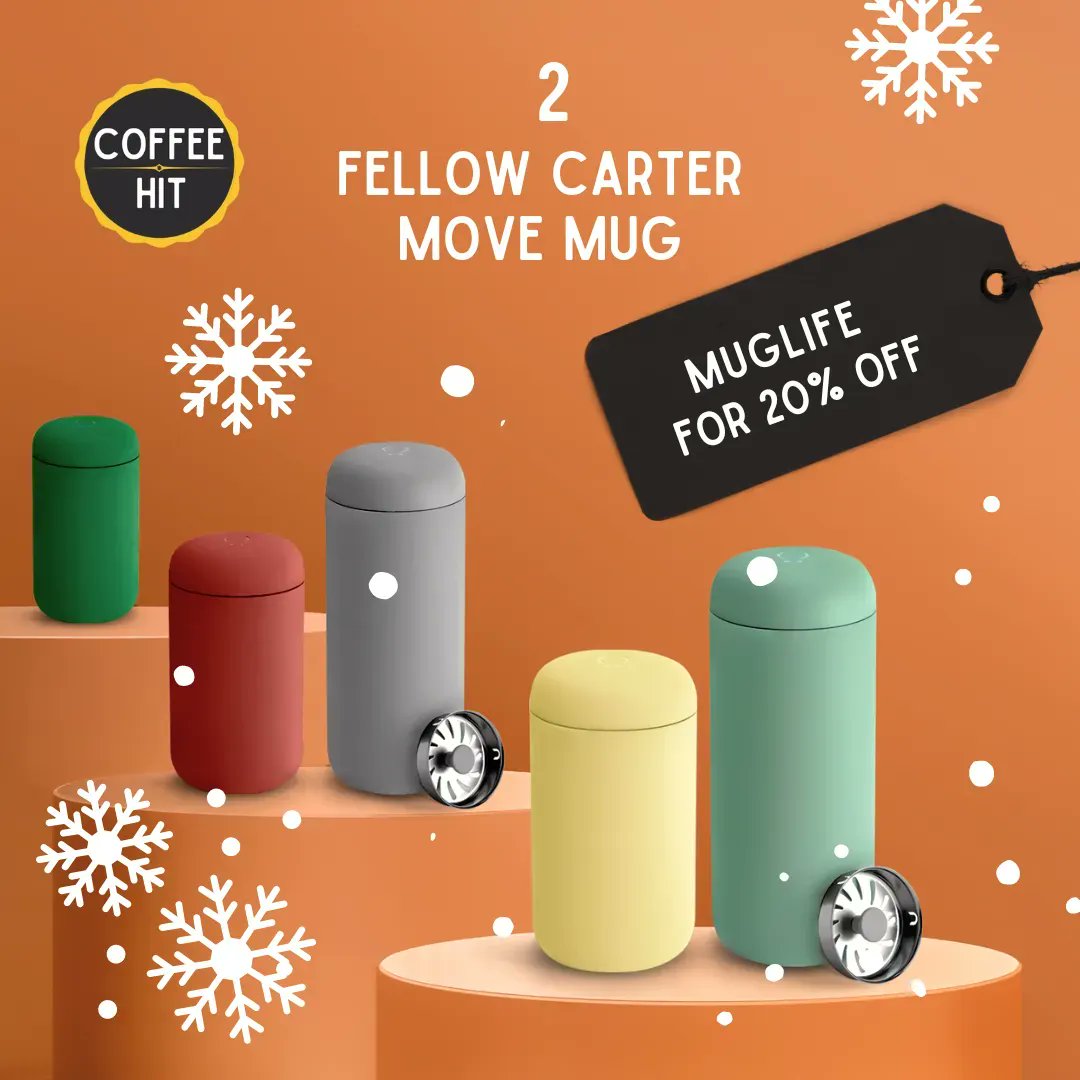CoffeeHit's tweet photo. 🎄 Day 2 of our Coffee Hit #ChristmasCountdown 🎄
The #FellowCarterMoveMug is the ideal #travelcompanion with its stylish design and inbuilt #splashguard. To get yours with 20% off, enter code MUGLIFE at the checkout.
Enjoy! https://t.co/8pWwzZtgvr https://t.co/FncIodt4Q9