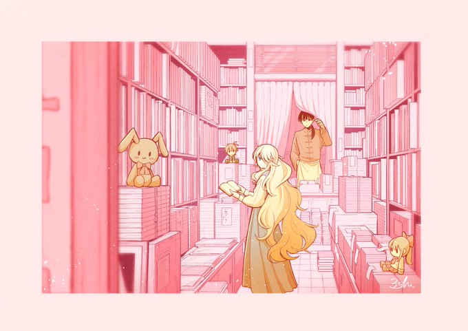 「図書館 複数の女性」のTwitter画像/イラスト(新着)