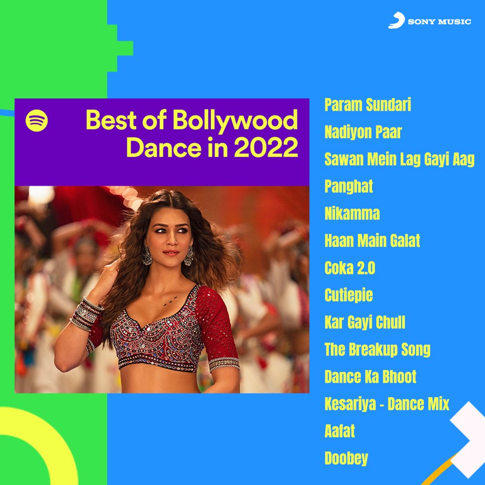 sonymusicindia's tweet photo. Grateful for your love, hopeful for the coming year. ❤️
Here’s to an amazing 2022! 🥳
@spotifyindia
#Spotify #SpotifyWrapped #SpotifyWrapped2022 #BollywoodButter #PopSuperhits #BollywoodDance #BollywoodMush #Rap91 #WebSeriesHits https://t.co/6fXkbxW7Ua