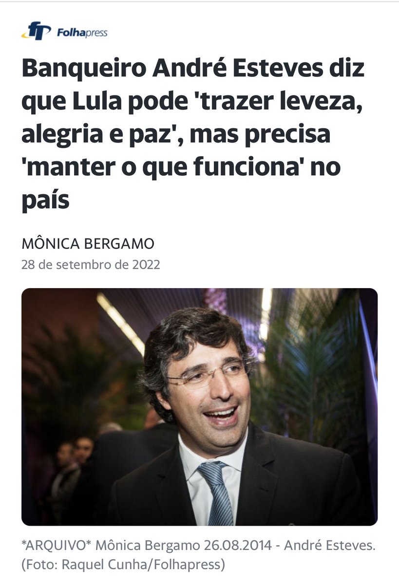 Pensa em um pilantra da pior espécie… que está vibrando com o chefe dele no poder e sonhando com os bilhões que vai rapinar 🤦🏻‍♂️🥺

Fonte br.noticias.yahoo.com/amphtml/banque…