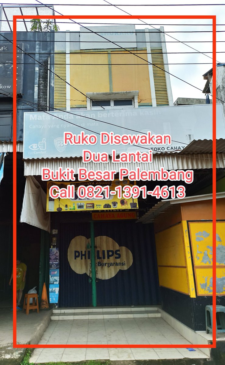 Sewa Ruko Strategis Dua Lantai Di Daerah Bukit Besar Palembang. 

Cocok buat toko, rumah makan, kantor, counter pulsa. 

Call wa.me/6282113914613

#sewarukopalembang
#sewarukostrategispalembang
