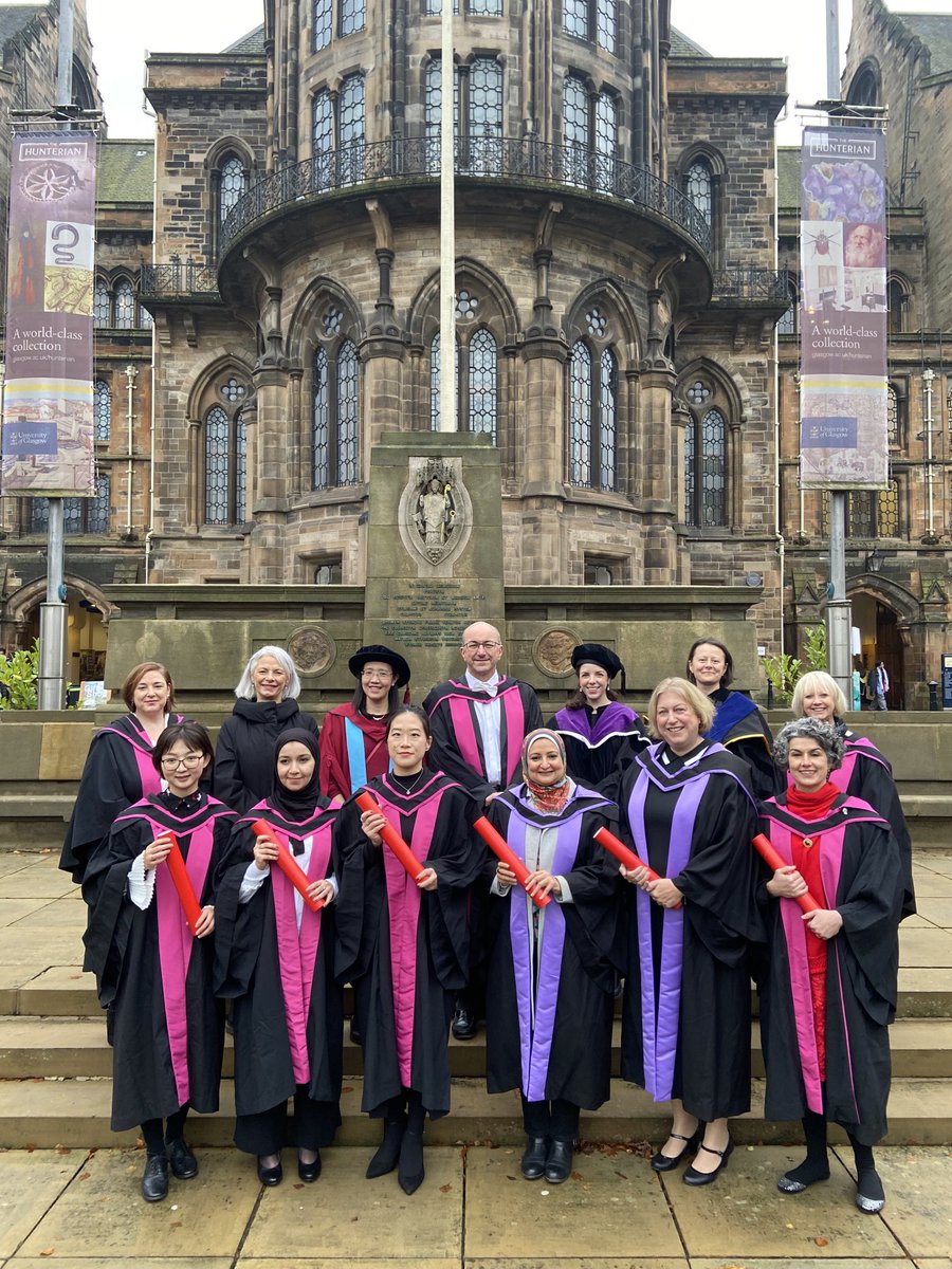 A glorious and fulfilling day of graduations! Congratulations to all ⁦<a href="/UofGPGRs/">UofG PGRs</a>⁩ graduating today and a special cheer for our ⁦<a href="/UofGEducation/">School of Education</a>⁩ PGRs !!!