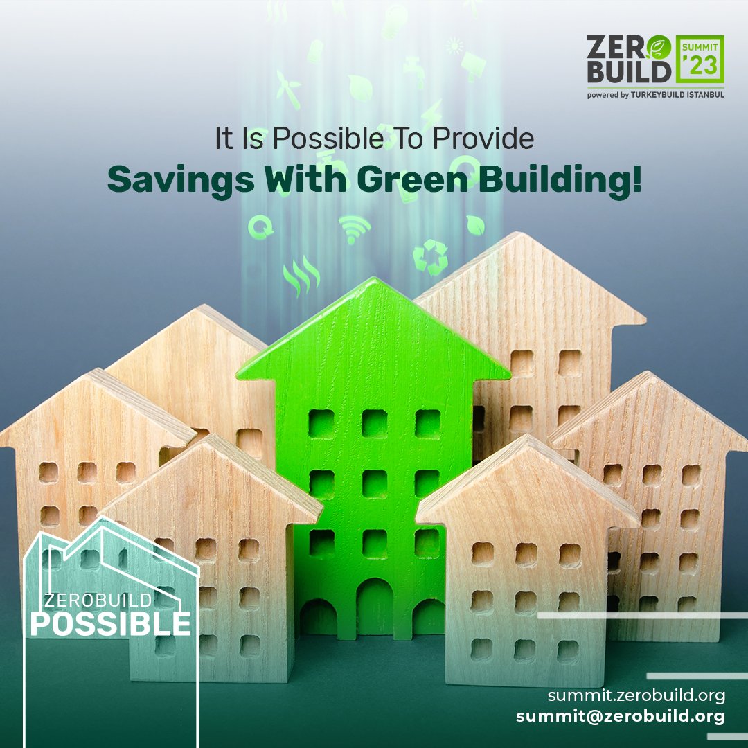zerobuildinst's tweet photo. In buildings with green certification:

It is aimed to save energy by 30% 
Reduce carbon emissions by 35%
Reduce water use by 30-50%
And use waste by 50%.

#ZeroEnergy #ZeroEnergyBuilding #PassiveBuilding #RenewableEnergy #ZeroBuildPossible #ZeroBuildSummit https://t.co/ie0ptQbxbZ