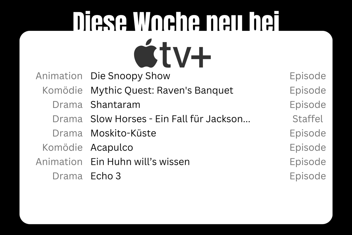 vodspy's tweet photo. Was war euer Highlight der Woche? https://t.co/mAz3Dgviqp. Wir wünschen schönes Wochenende! #NeueStreams #PrimeVideo #Netflix #AppleTVPlus #DisneyPlus https://t.co/N4iTqLZeHy