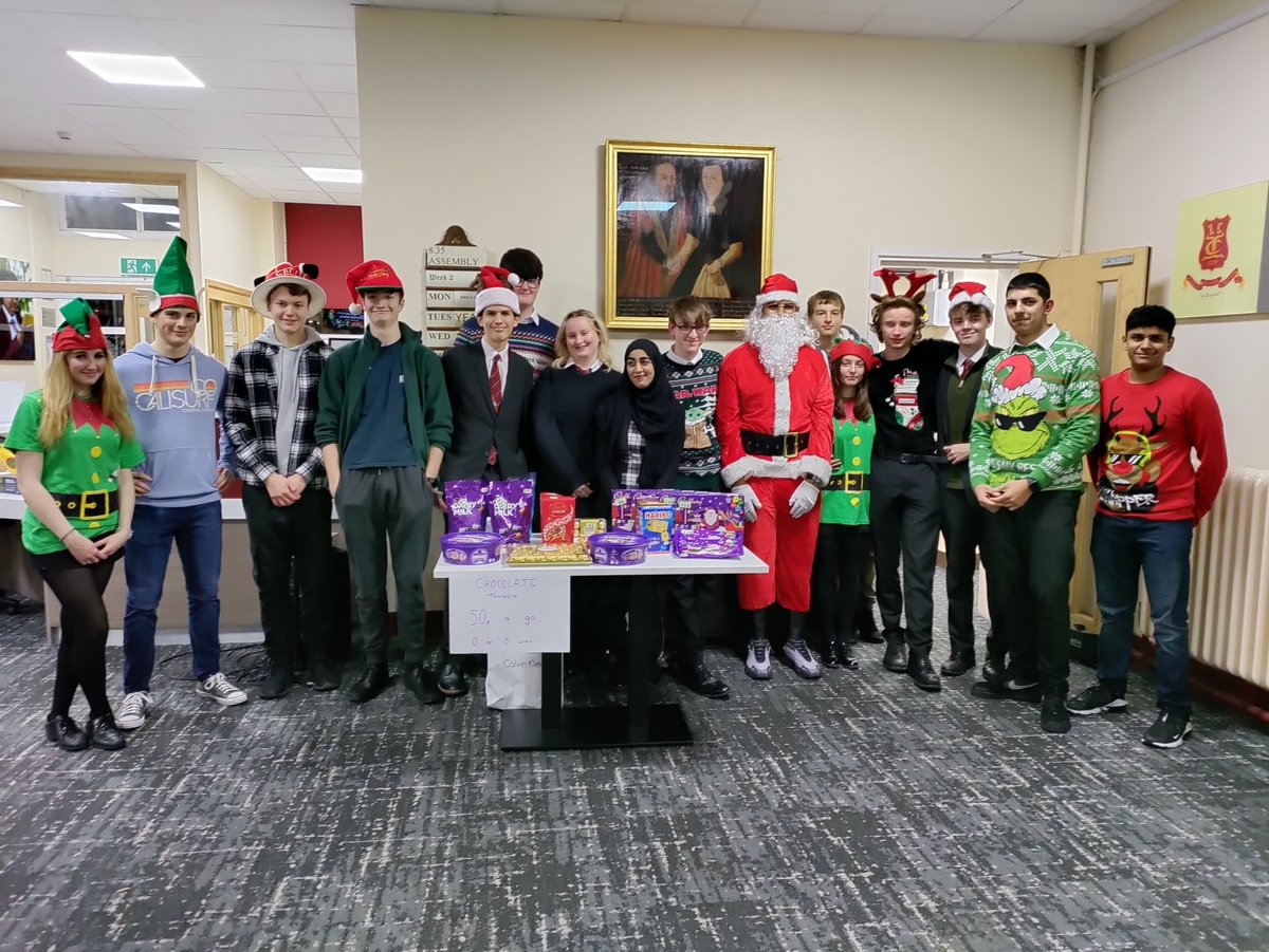 CryptTrips's tweet photo. The Y12 Gold #CryptDofE team had fun on Friday setting up and running Santa's Grotto and the Chocolate Tombola at the CSPTA Christmas Fair. They raised £155 which will go towards their travel fund for their summer expedition! #CryptChristmas🎄 https://t.co/Qye2VLyvvn