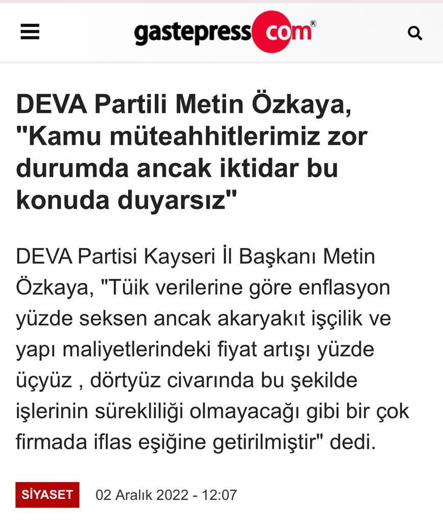 Kaymudertr's tweet photo. Deva Partisi İl Başkanı Sayın Metin Özkaya’ya Kamu Müteahhitlerinin Sorunlarını Dile Getirmelerinden Dolayı Teşekkür Ederiz https://t.co/mwNYFBdIwn