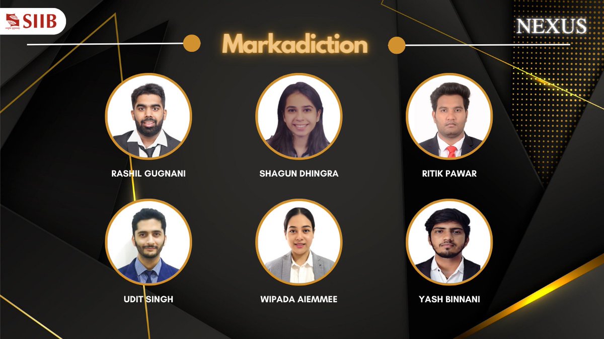 SIIBTweets's tweet photo. Introducing the 2021–23 batch of #Markadiction, SIIB's official marketing club which believes that the #work of #marketing never ends.
@symbiosistweets
#SIIB #MBA #Pune #Life #NEXUS #Committee #clubs #learning
#Markets #MarketingStrategy https://t.co/fJVLwC05aZ