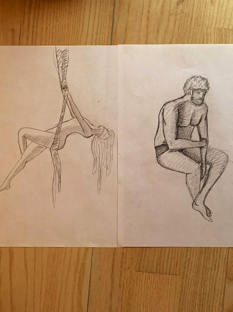 Good afternoonnnn, I’ve enrolled in a figure drawing class. It’s a great challenge and something I look forward to learning much more about ✨