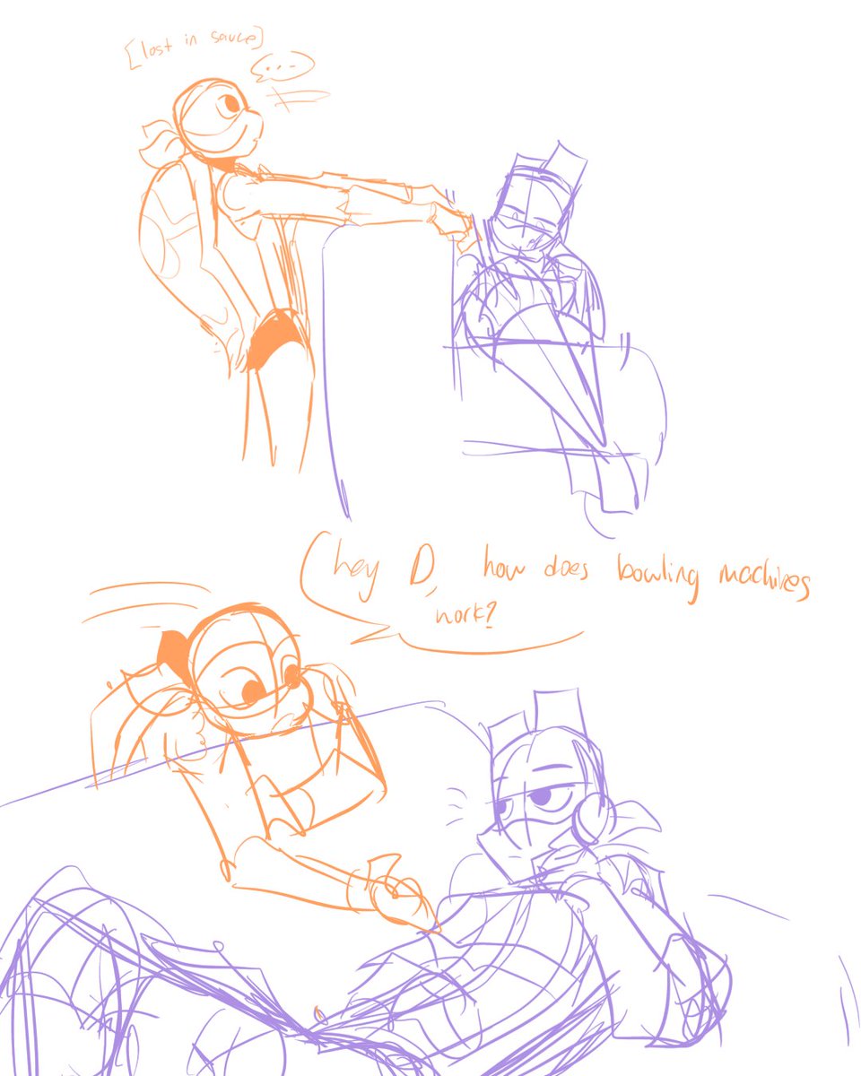 rein_reeee's tweet image. heres me projecting some of my habits when im feeling hyper into mikey. I do these mostly at home but it may show outside as well-

i may or may not kin him

#rottmnt #rottmntmikey