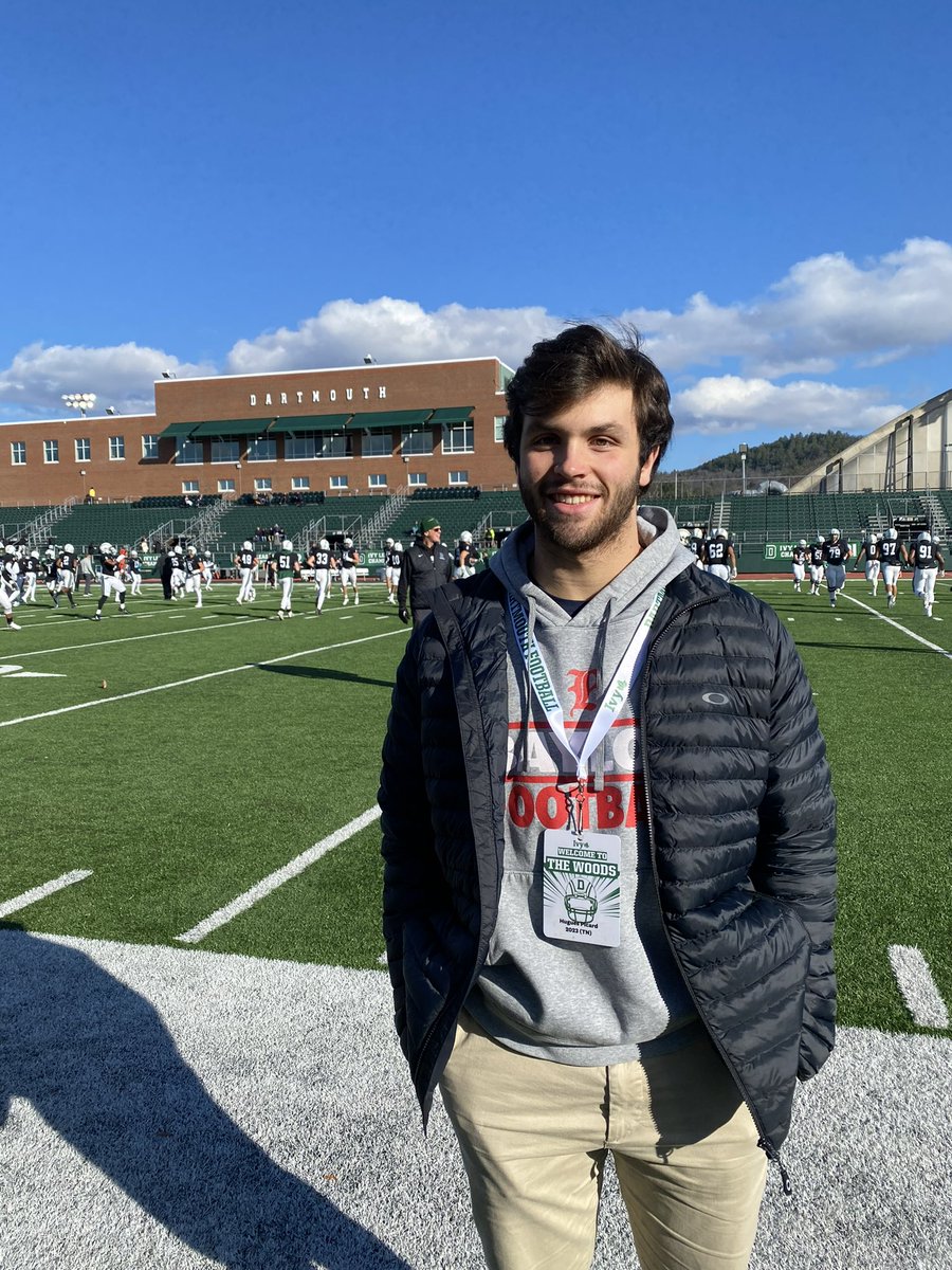Hugues Picard (@picardhugues) on Twitter photo Had an awesome visit at <a href="/DartmouthFTBL/">Dartmouth Football</a> yesterday! Good win to finish off the season. It was great talking again to <a href="/BTeevens/">Buddy Teevens '79</a> <a href="/coachirishodea/">Danny O'Dea</a> <a href="/coachkeithclark/">Keith Clark</a> <a href="/CoachDaft/">Kevin Daft</a>. Thank you for the invite <a href="/LandanYount/">Landan Yount</a>. <a href="/COACHCLARK23/">COACH CLARK</a> <a href="/EveryDayCam/">Cameron T. Russell</a> Had an awesome visit at <a href="/DartmouthFTBL/">Dartmouth Football</a> yesterday! Good win to finish off the season. It was great talking again to <a href="/BTeevens/">Buddy Teevens '79</a> <a href="/coachirishodea/">Danny O'Dea</a> <a href="/coachkeithclark/">Keith Clark</a> <a href="/CoachDaft/">Kevin Daft</a>. Thank you for the invite <a href="/LandanYount/">Landan Yount</a>. <a href="/COACHCLARK23/">COACH CLARK</a> <a href="/EveryDayCam/">Cameron T. Russell</a>