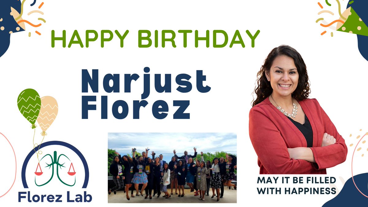 🚨Our @FlorezLab founder was born on a day like today. @NarjustFlorezMD  is an exceptional #mentor and an authentic #leader. Her tireless efforts to improve access to health care for #minority communities are both a source of pride and inspiration for us🚨

Happy #BIRTHDAY ‼️