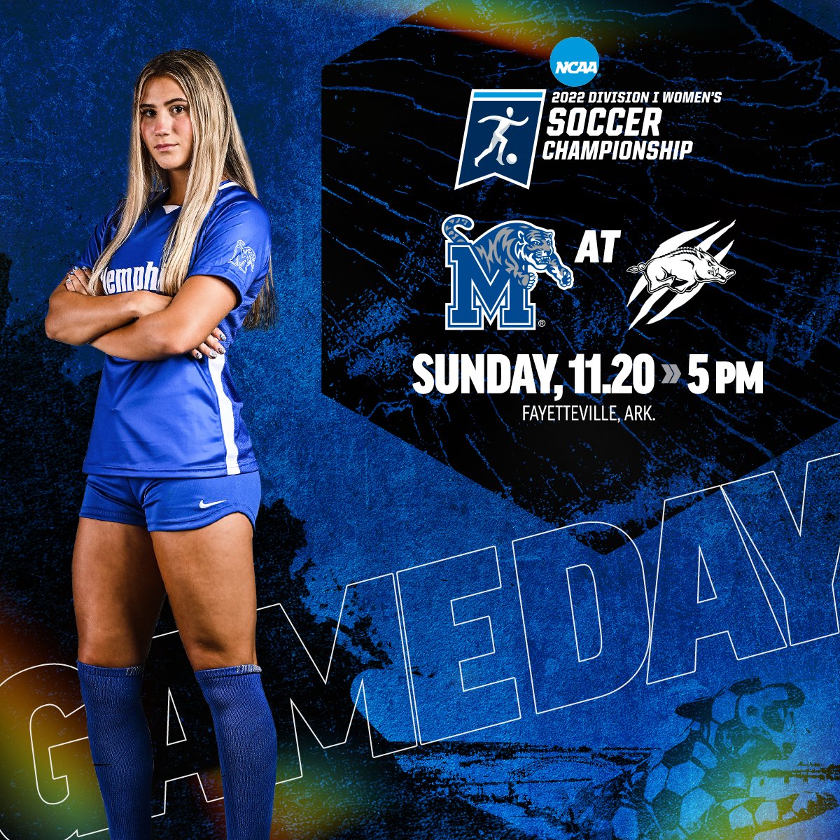 Happy 𝐒𝐰𝐞𝐞𝐭 𝟏𝟔 Sunday to those who celebrate!

⚽️ » at #9 Arkansas
📍 » Fayetteville, Ark.
⏰ » 5 p.m. (CT)
📺 » ESPN+

#GoTigersGo