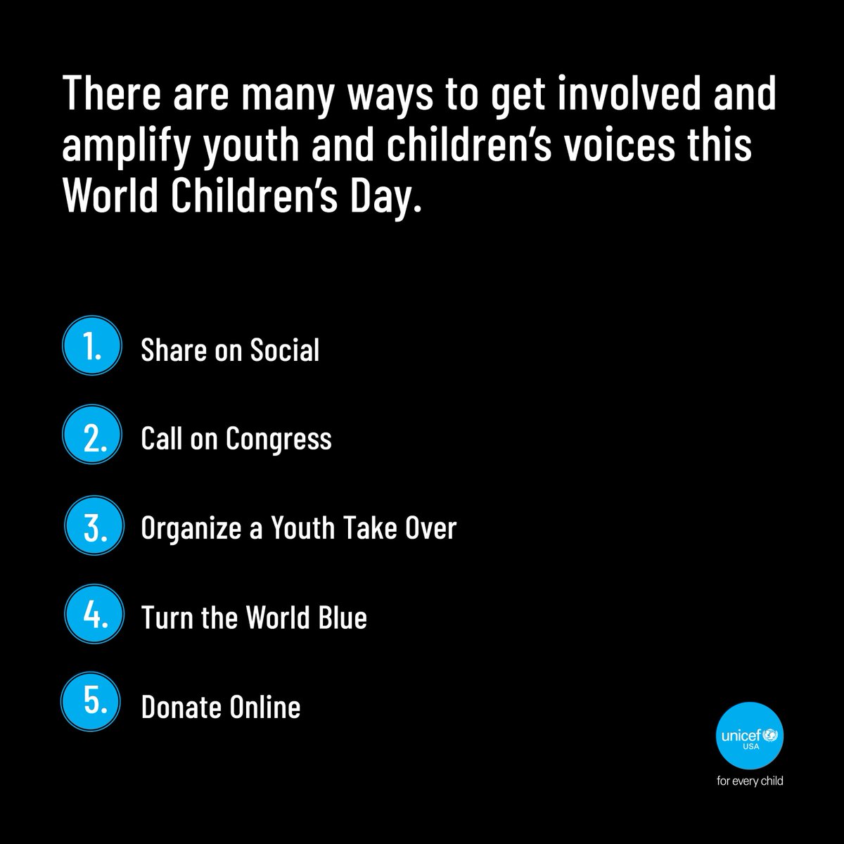 Today we celebrate World Children's Day! Swipe to read how you can engage in this global celebration and empower kids and young people in your community! worldchildrensday #unicef #unicefnextgen #championsforchildren