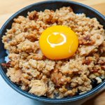 レンジで時短、パパッと調理!「鶏のそぼろ丼」。