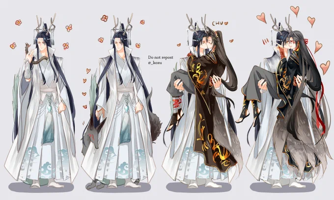 魏嬰、エコモード→通常モード(獣Ver&人型尾)→夷陵老祖モード(9尾) 