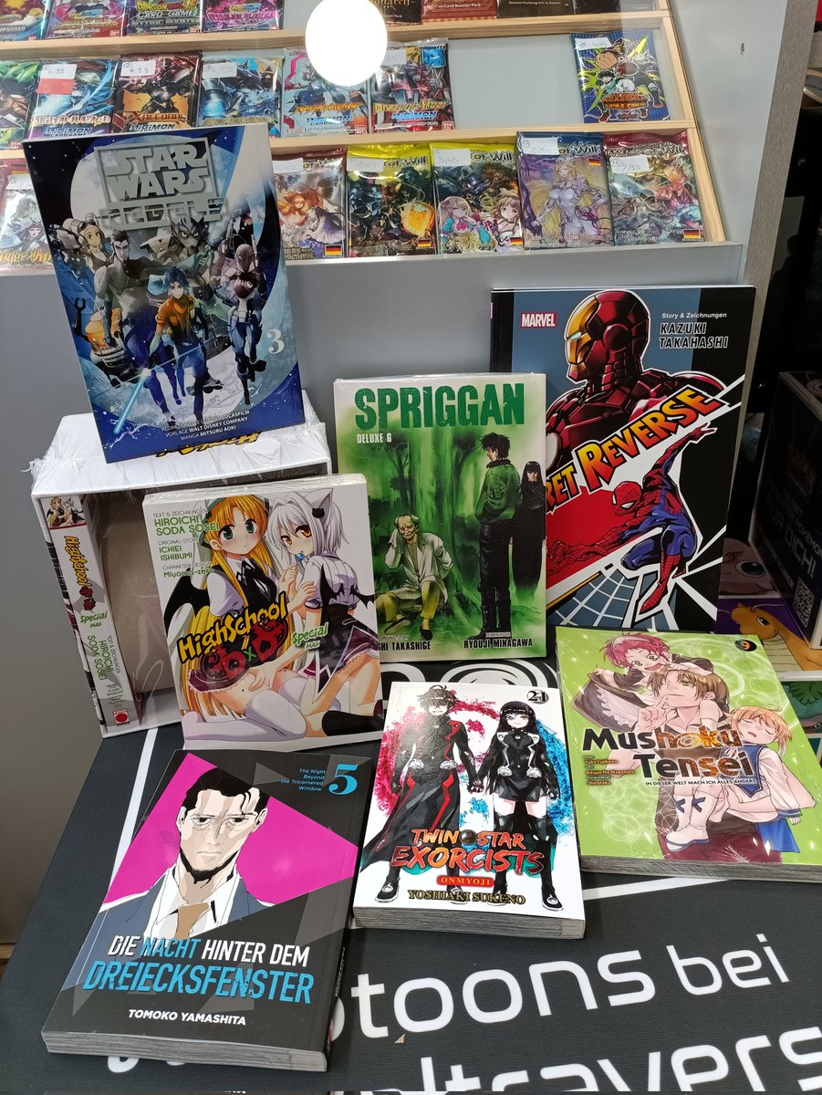 ComicPlanetOS's tweet photo. Die neuen Manga vom @PaniniVerlag sind da.
#secretreverse #SPRIGGAN #StarWars #mushokutensei https://t.co/ConV0KA9MV