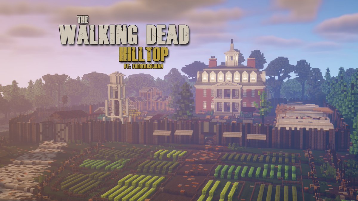 FredMcWaffeArt's tweet photo. Since #TheWalkingDead is ending, I remade the Hilltop in #minecraft. You can download it here on PMC: https://t.co/dpItaEClNw
#TWD
#thewalkingdeadfinale https://t.co/4TocNUe1NA