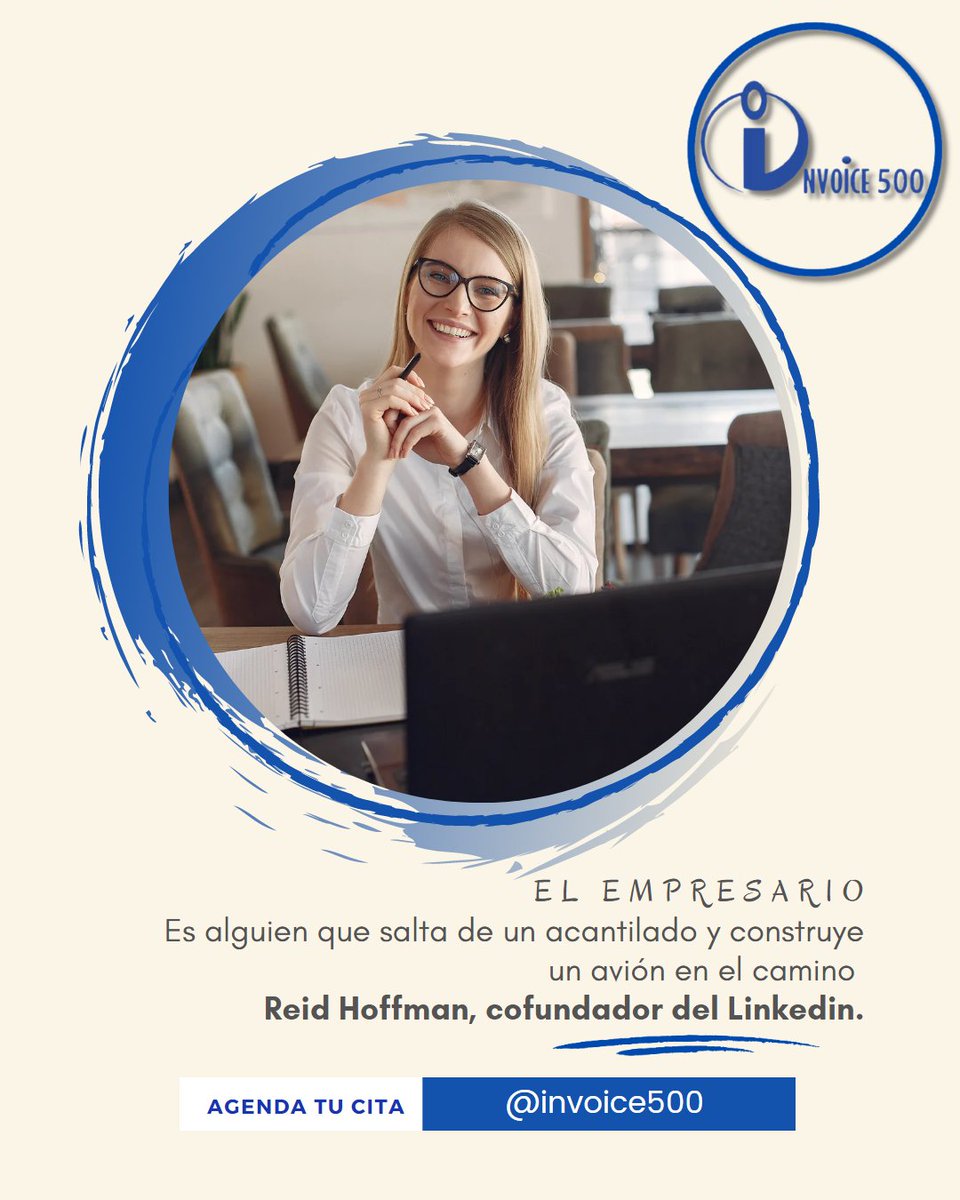 invoice500's tweet photo. “El empresario es alguien que salta de un acantilado y construye un avión en el camino», Reid Hoffman, cofundador del Linkedin.

Contacto: 
📞+1.770.292.8324
📞+1.213.418.7755
📧info@invoice500.com

#hoy #promociones #lonuevo https://t.co/ZvjB3zflor