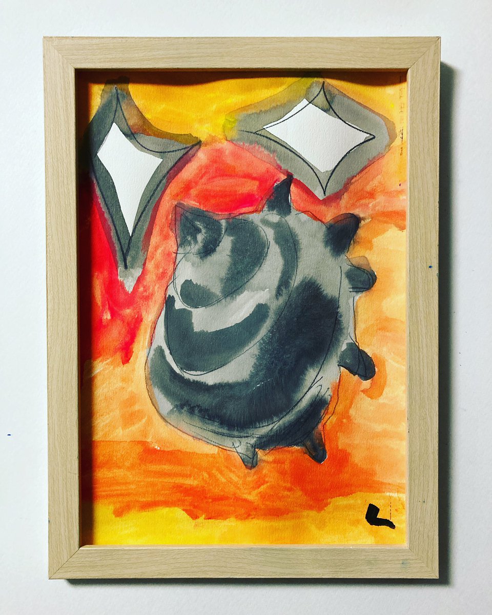 saidarrr's tweet photo. 君がキラキラ。
*
*
*
「瞬く君は輝いて」
#illustration #drawing #you #shine #gray #turbanshell #light #Fantasy #image #art #colorful #Acrylicpaint #picture #painting #イラスト #アート #カラフル #ドローイング #絵 #イラストレーション #君 #輝く #グレー #サザエ #光 #空想 https://t.co/oIHw5Q2N0P