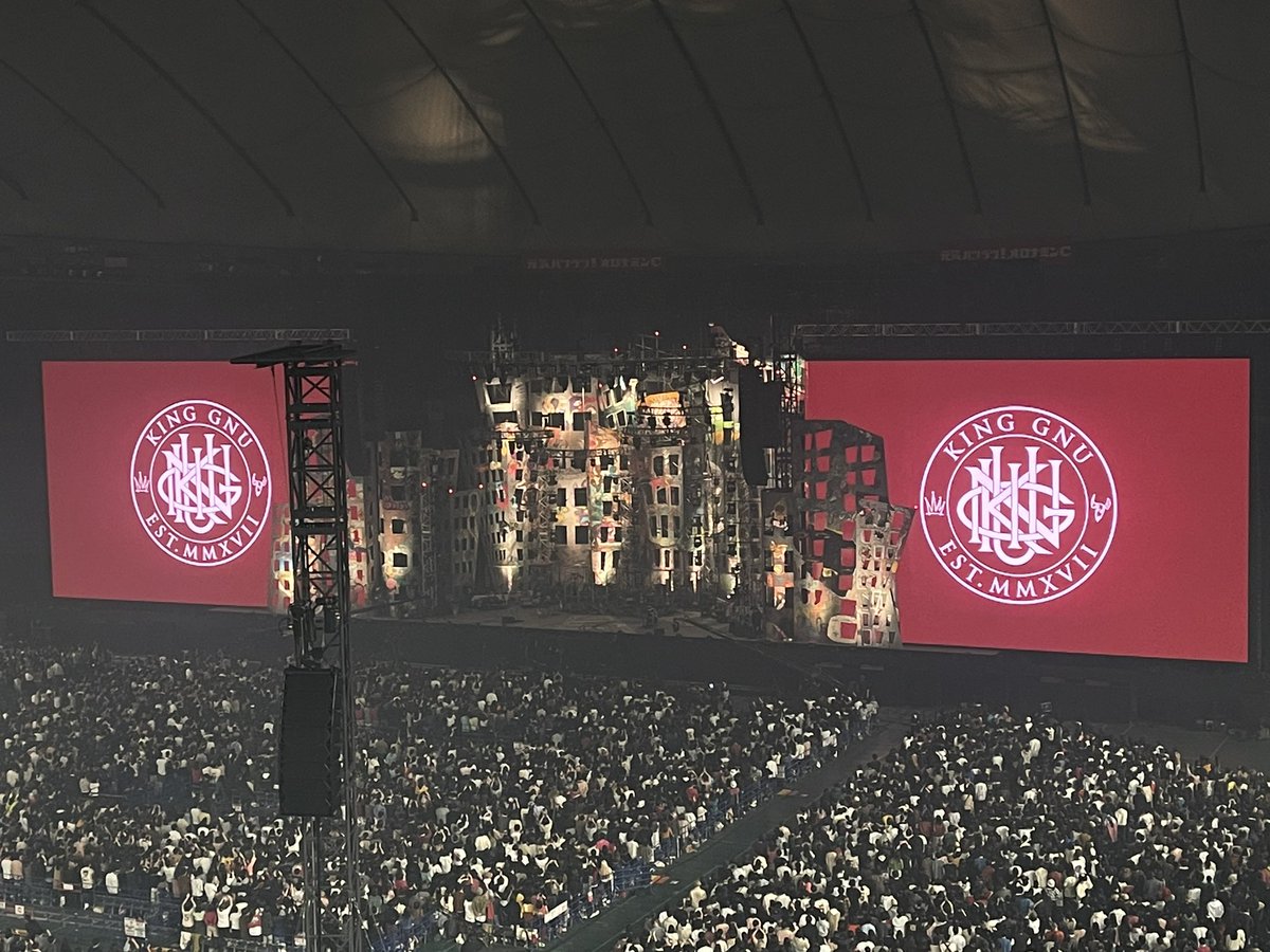 78%OFF!】 King Gnu 東京ドームgnu crew sweat BLACK fawe.org