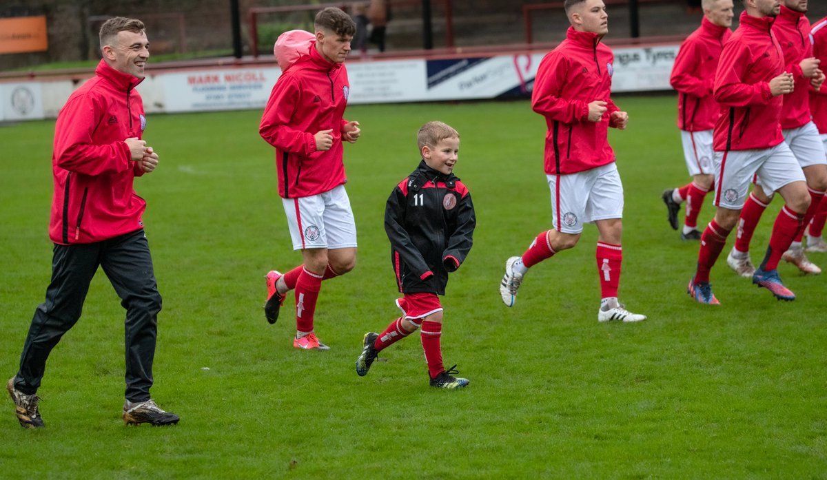 ⚽ Our mascot yesterday was Isaac Fox who plays for <a href="/BrechinCC/">Brechin Community Club</a>!

Isaac was given a tour of Glebe Park before meeting Management &amp; players and taking part in the pre-match warm up!

As a momento of his day, he also received a signed ball from Manager Andy Kirk.