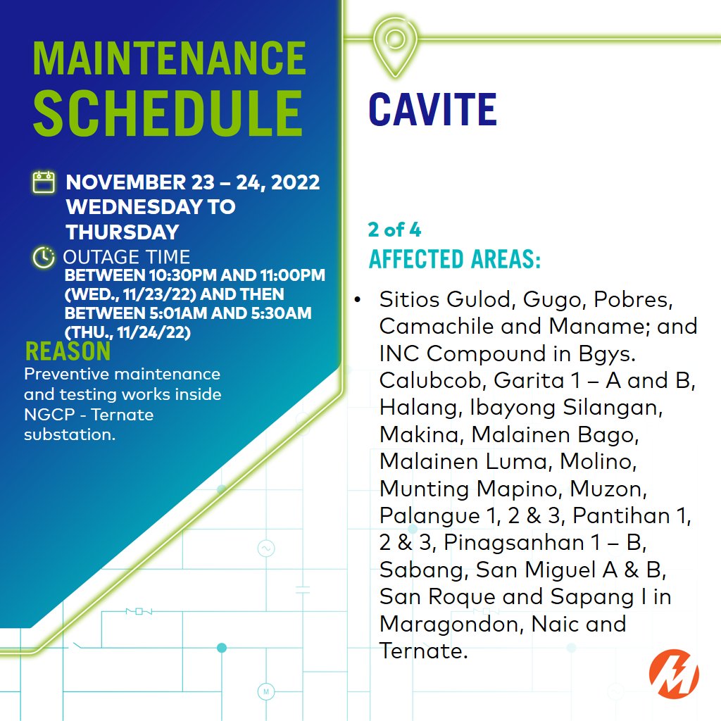 MERALCO On Twitter ADVISORY May Scheduled Power Interruptions Sa meralco-on-twitter-advisory-may-scheduled-power-interruptions-sa