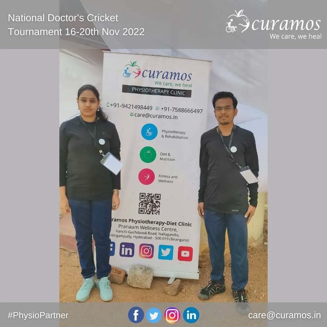 Curamos_Physio's tweet photo. #InjuryManagement by our #ProudPhysios from Day 4 of the #NationalDoctorsCricketTournament - INDIA at #VijayaLakshmiCricketGround and #SCGCricketGround

#Physiotherapy #Physiotherapist #AppliedPhysiotherapy #PTinAction #NDCT #NDCT2022 #SportsPhysiotherapy https://t.co/Po0VXcxEHE