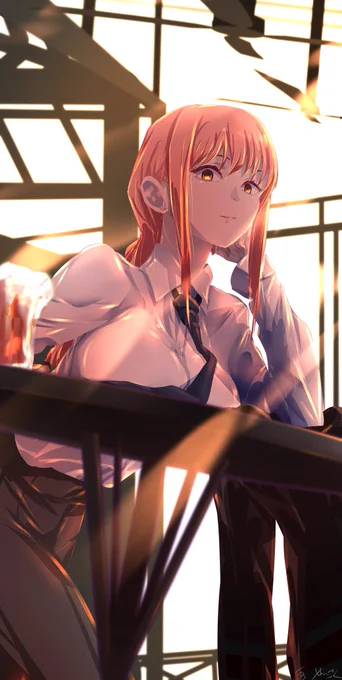 _(  ・〜・」) #チェンソーマン 