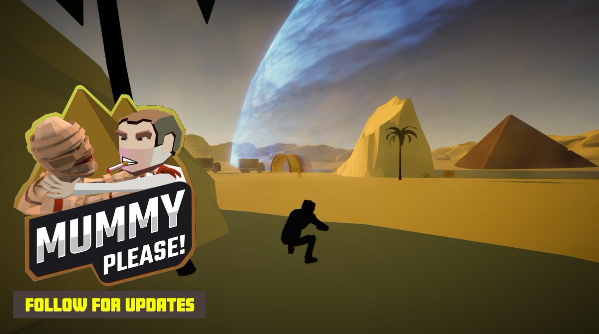 Prototyping for "MUMMY, please!"
#screenshotsaturday #adventuregame #mysterygame #puzzlegame #egyptgame #indiegames #indiedev #unity #unity3d #lowpoly #mummyplease