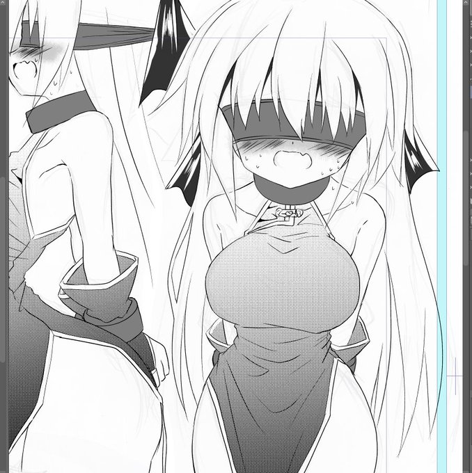 WIP。いつもの感じになってきました🤔 