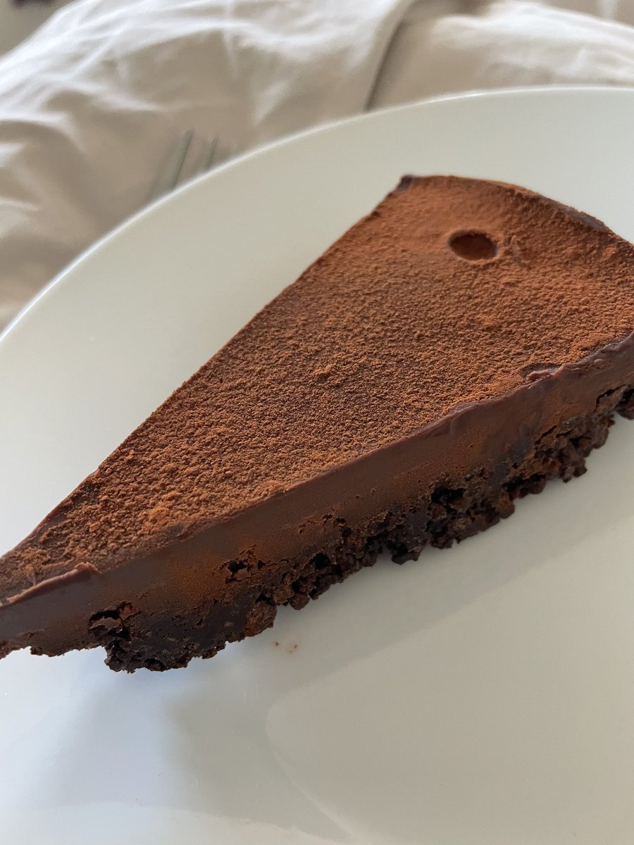 MissDePlume's tweet photo. Did I finish my edits at 1.30am? Oh yes.
Does it mean I’m eating chocolate torte in bed for breakfast? Absolutely.
#wasediting #noweatingcake #AuthorLife https://t.co/YqUSlHjFNX