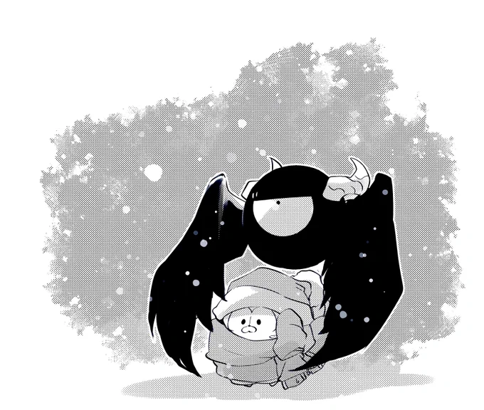 2月に向けていぬを描いている 
