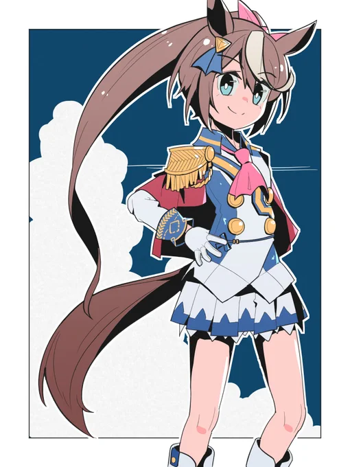 #いい太ももの日 #ウマ娘テイオーくんの健康的な太ももすき 