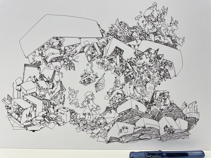 ペン画 細かい のイラスト マンガ コスプレ モデル作品 301 件 Twoucan