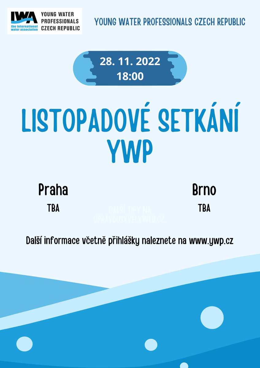 ywp_cz's tweet photo. 28. listopadu se paralelně v Brně a Praze bude konat YWP CZ setkání. Přijďte si poslechnout shrnutí roku 2022, novinky a plány YWP CZ na rok 2023 a hlavně se pobavit s ostatními "Youngy" 🍻🥂🕺

Odkaz na přihlašování: https://t.co/nCelRU1hWv https://t.co/Bh40C158WK