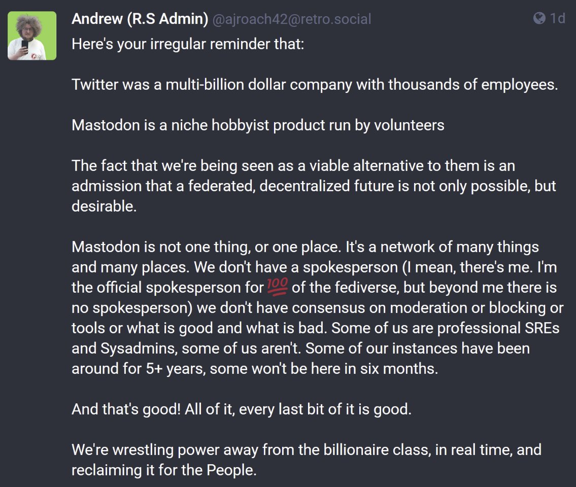 whottsefakk's tweet image. Auf #Mastodon tauchen jetzt #TwitterUser auf, die mit einer Arschbombe dort landen und denken sie könnten ihr Ding da weiter durchziehen. Es wird gefaved anstatt zu boosten, das Profil wird nicht mit Infos versehen und man sagt nicht mal Hallo. Mich nervt das gerade büschn.