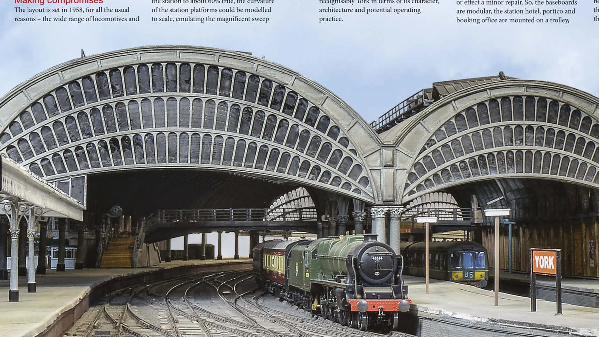 YorkModelRail's tweet photo. Giles's York Station model is quite spectacular. We're proud to have played a small part in its construction @yorkmodelrail laser-cut the roof trusses.  Great video. 
#modelrailway   #ModelMaker   #ModelRail   #York @yorkwalls @nymr https://t.co/4Erk3yAS9U