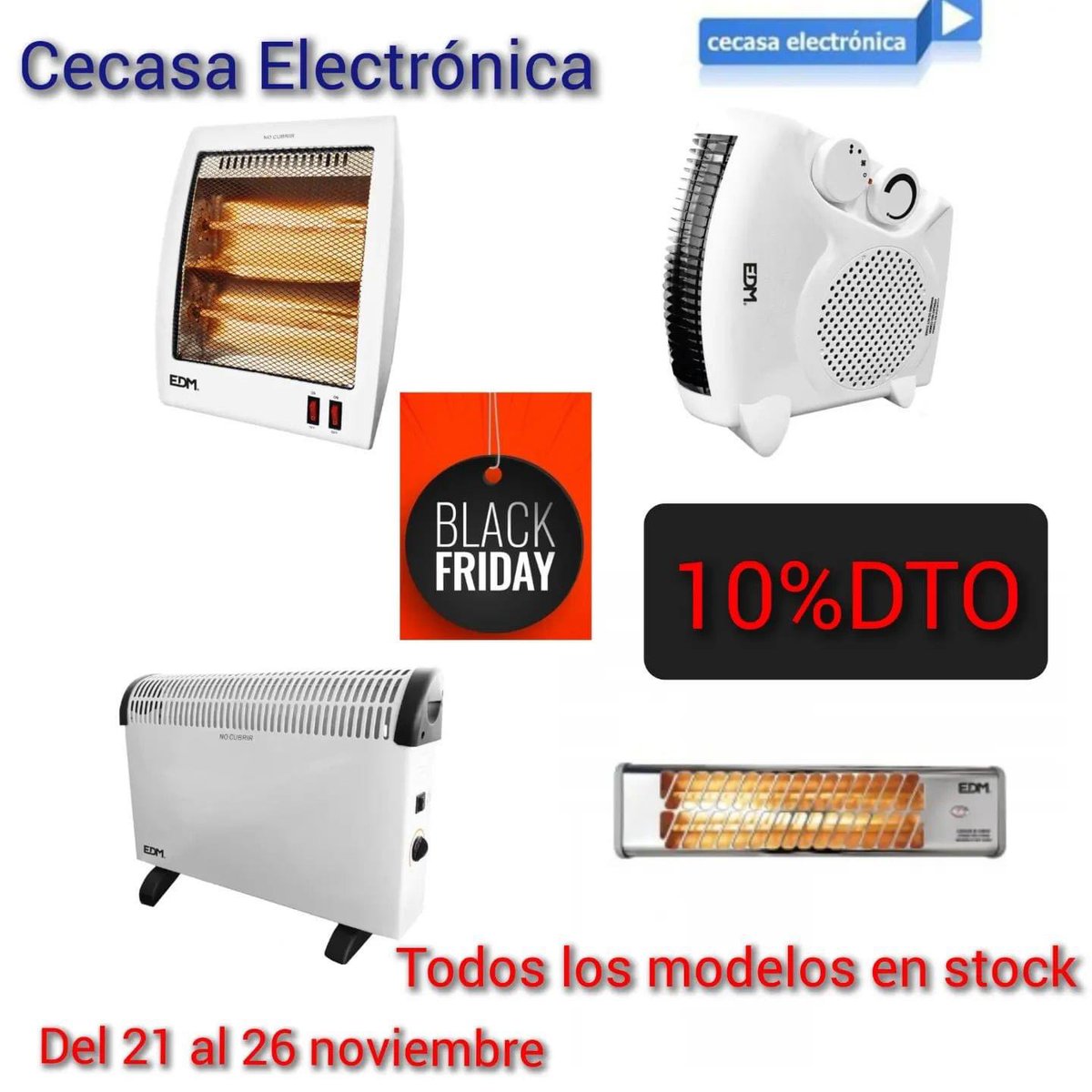 CECASAELECTRONI's tweet photo. #blackfriday en el comercio local ! #sepuede #compraenelbarrio @aveltorcal #pymes #malaga #descuentos #electrodomesticos #electronica #mandoadistancia #melopido https://t.co/4APQKpcRSX