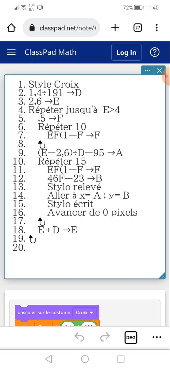 TizedesCs's tweet image. My new toy(?) in *A*C*T*I*O*N* Thnx @CASIOJapan

#Bifurcation #LogisticMap @CasioEducation @CasioFrance @CasioMaths @cp4at @Casio_USA @MyCasioSciCal
