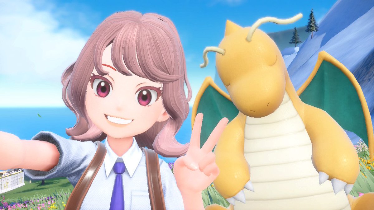 カイリュー可愛すぎでしょ❤❤
 #ポケモンバイオレット  #ポケモンSV  #ポケモン好きな人と繋がりたい