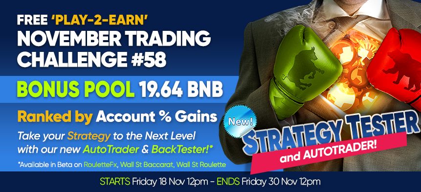 PlayTradeWinHQ's tweet photo. 10 Day FREE 'Play-2-Earn' Trading Challenge!π
- Get 100,000 FGLT tokens $$$ π₯³
- Bonus Prize Pool 19.64 BNB π―
- New STRATEGY TESTER πΉ
- New AUTOTRADER π€
π₯ Leaderboard: https://t.co/n1Lz1HWvI6
π«° 20x RT's score $30 BNB Trade Bonus!
#GetReadyForSuccess
#TradingChallenge https://t.co/ECzUCMsDTw