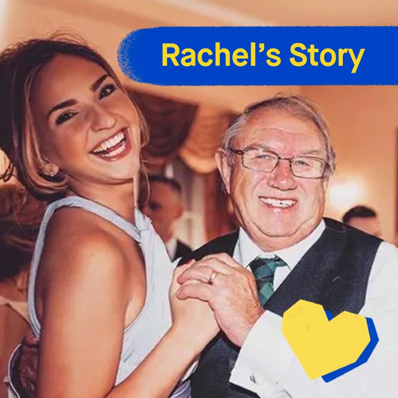 WorldwideCancer's tweet photo. Rachel’s family are all too familiar with the devastating effects cancer can have. She wanted to share her story to highlight the importance of supporting research towards life saving treatments. Find out more about becoming a #Curestarter ⬇️